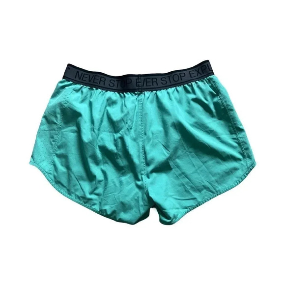 The North Face Flash Dry Large Teal Blue Running Shorts Athletic‎ Gym - Picture 3 of 4